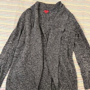 Womens Elle Gray Cardigan Size XL